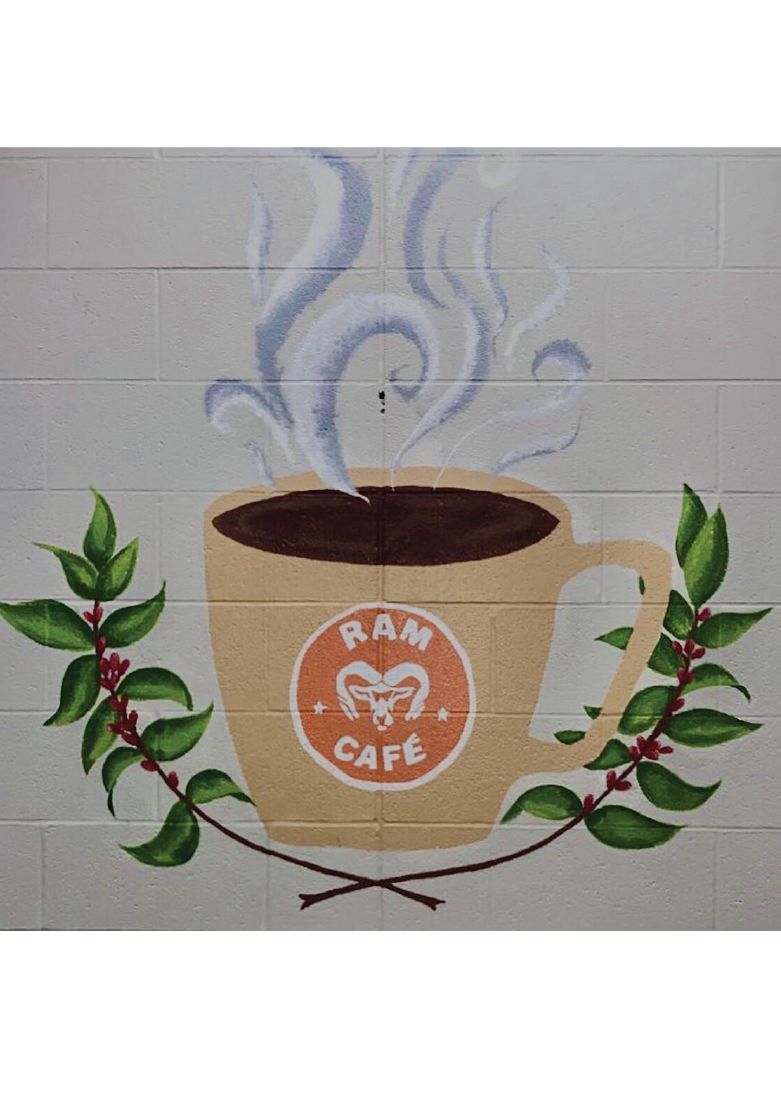 Coffee Mug Mural